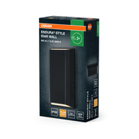 OSRAM ENDURA® Style IP65 Wall Idar Dark Gray, Wandleuchte, 340 lm, 3000 K, Warmweiß