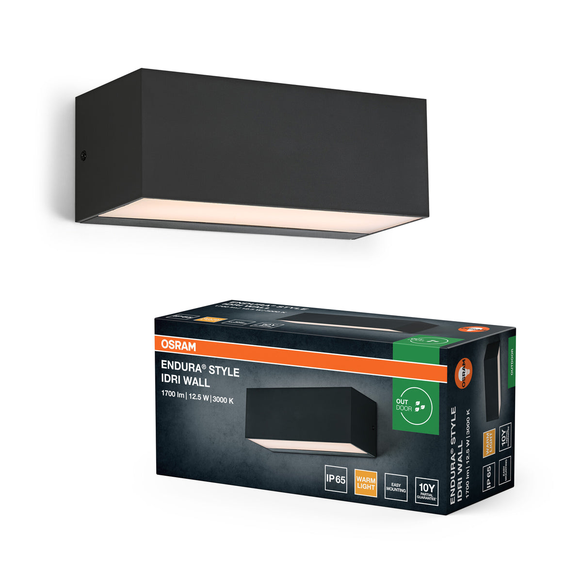 OSRAM ENDURA STYLE IDRI WALL Außenleuchte, 12,5W, 700lm