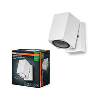 OSRAM ENDURA Classic Cube Außen-Wandleuchte, weiß, GU10