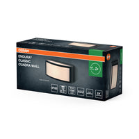 OSRAM ENDURA CLASSIC CUADRA Außenwandleuchte, dunkelgrau