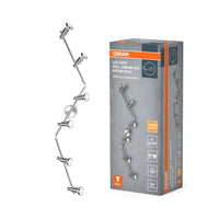 OSRAM LED Spotlight, 6-flammiger hochwertiger Spotstrahler aus Aluminium, geeignet für Wand und Decke Innen, austauschbare GU10-Leuchtmittel enthalten, Warmweiß (2700K), 3W, LED SPOT GU10 6x3W