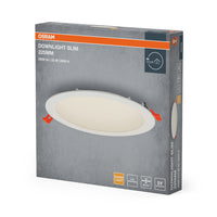 OSRAM RECESS SLIM DOWNLIGHT LED Deckenleuchte, Ø 225mm, 220…240V, 22W / 3000K Warmweiß