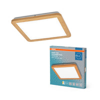 OSRAM ORBIS Disc Badezimmer Deckenleuchte 30x30cm 22W IP44 Holzdekor