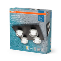 OSRAM ORBIS Flame Badezimmer Deckenleuchte 22W Click CCT IP44 schwarz