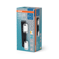 OSRAM ORBIS Flame Badezimmer Wandleuchte 11W Click CCT IP44 schwarz