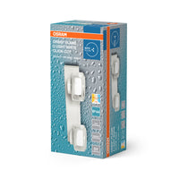OSRAM ORBIS Flame Badezimmer Wandleuchte 11W Click CCT IP44 weiß