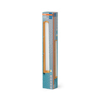 OSRAM ORBIS Tube Badezimmer Spiegel-/Wandleuchte Frost-Glas 12W 60cm Holzdekor