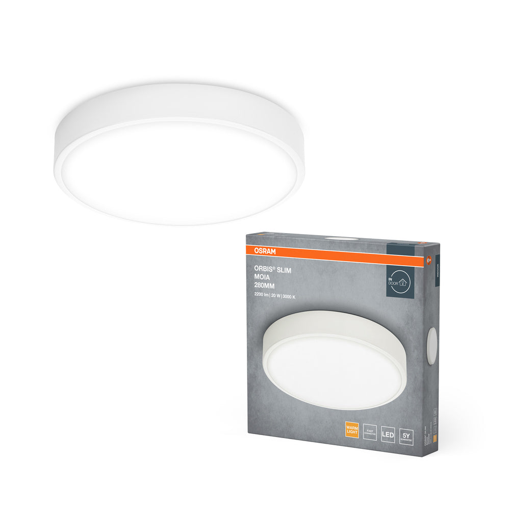 OSRAM ORBIS Slim Moia Deckenleuchte, weiß, 20W, 2200lm