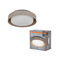 OSRAM ORBIS MADRID Deckenleuchte 290mm, holzfarben, E27