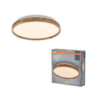 OSRAM ORBIS Alison Deckenleuchte 16W dimmbar Click-DIM 295mm Holzdekor