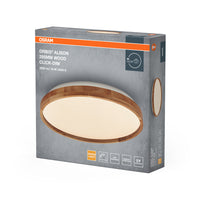 OSRAM ORBIS Alison Deckenleuchte 16W dimmbar Click-DIM 295mm Holzdekor