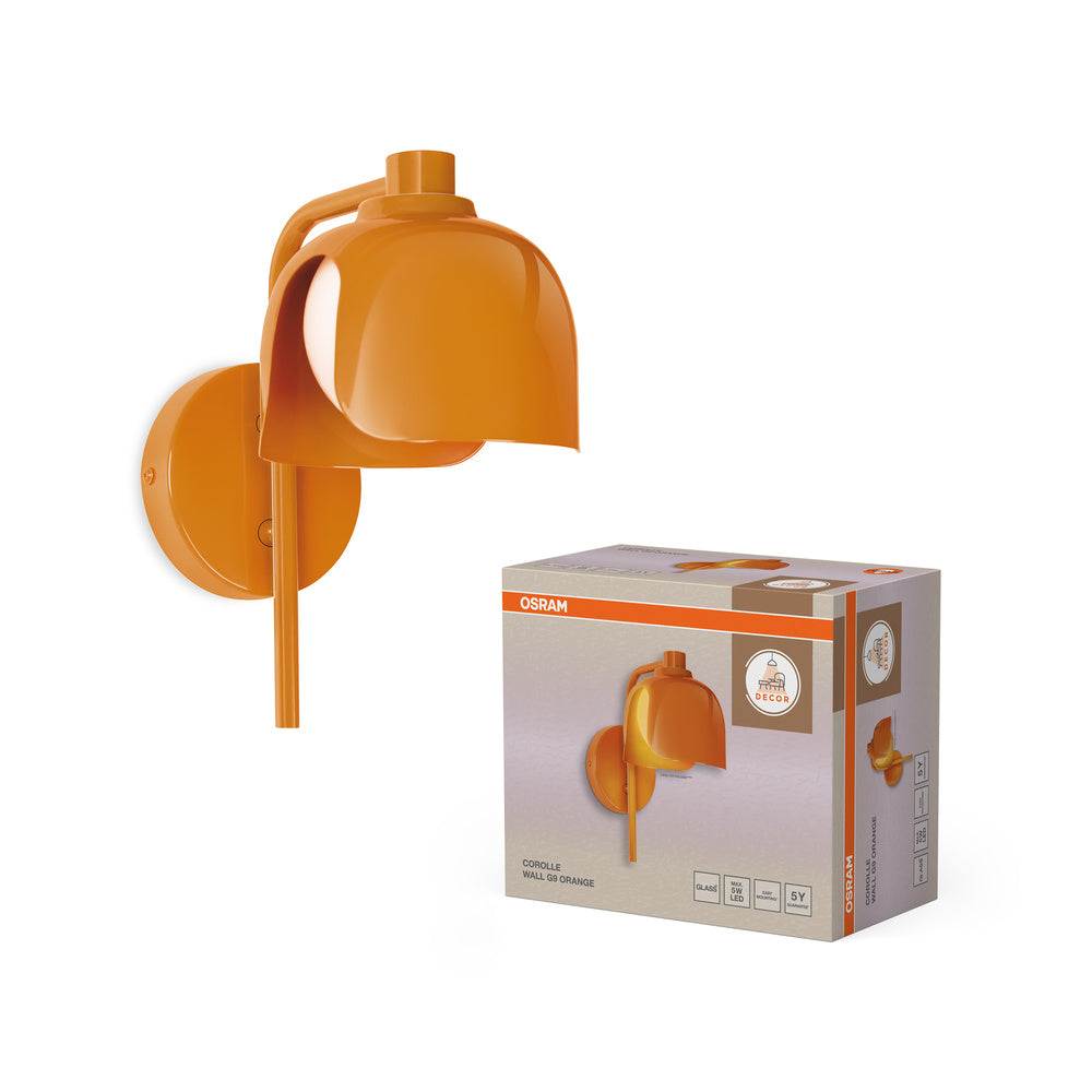 OSRAM DECOR Corolle Wandleuchte G9 Orange