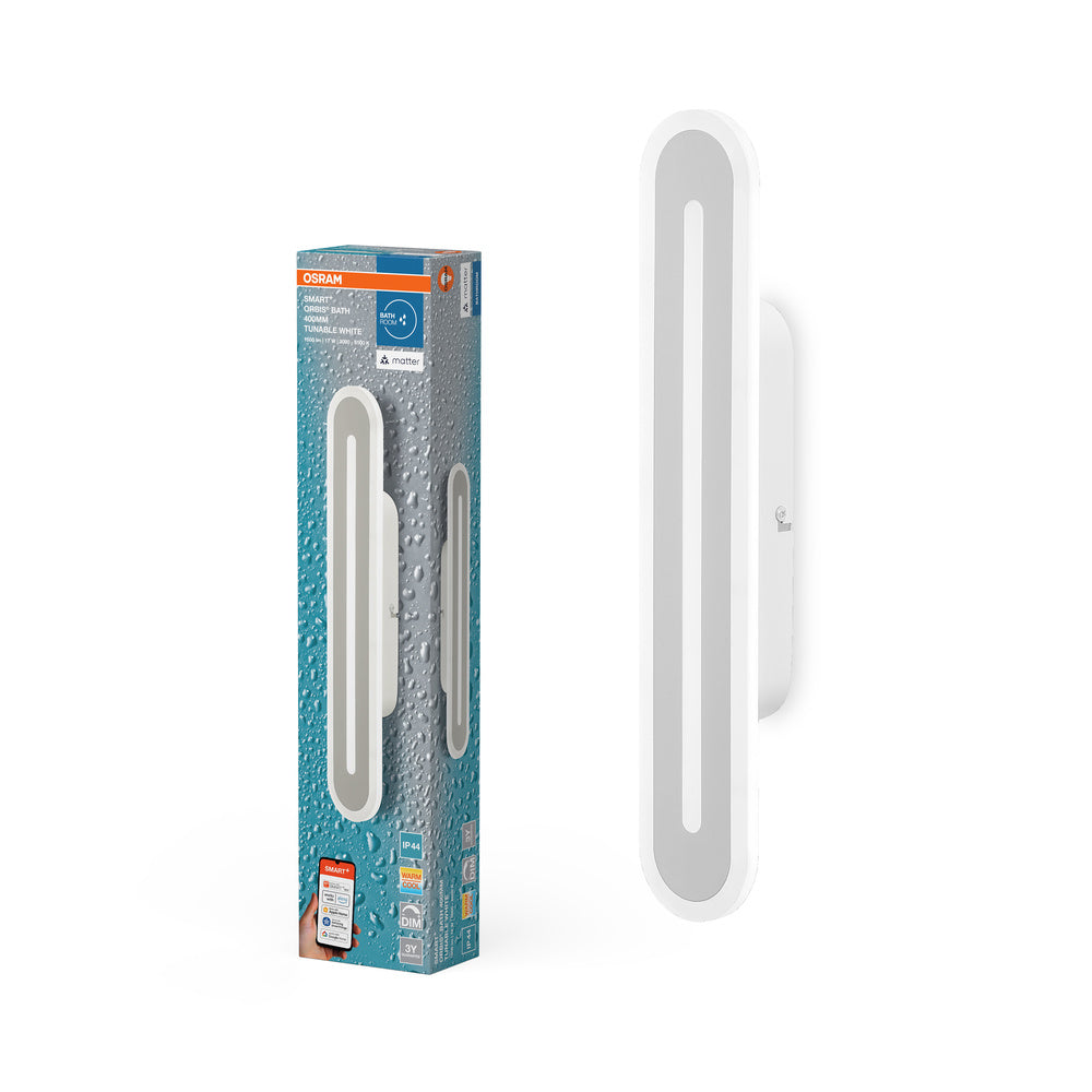 OSRAM Matter SMART+ ORBIS BATH LED Bad Wandleuchte 40cm Tunable Weiß 17W / 3000-6500K weiß
