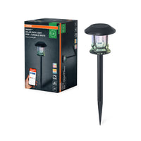 OSRAM SMART+ Garten Bluetooth Solar Erdspieß, schwarz