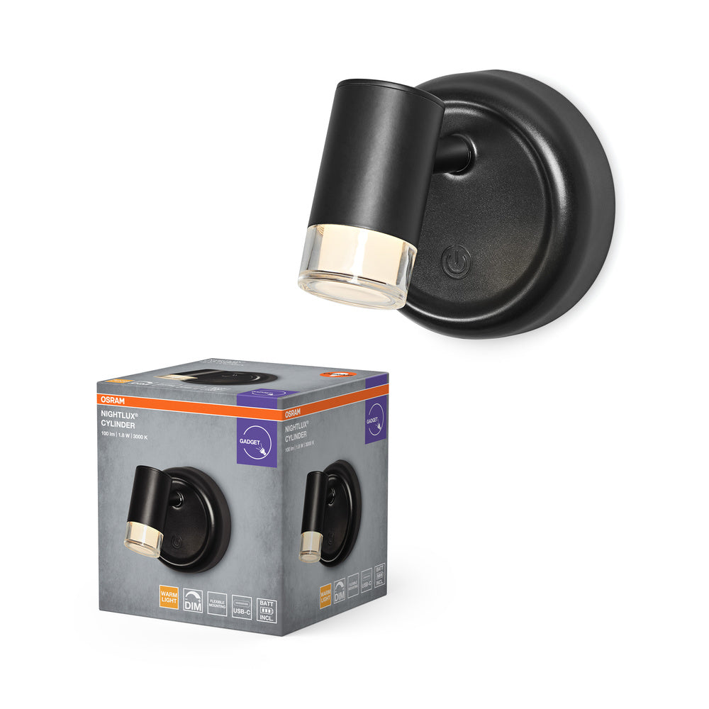 NIGHTLUX CYLINDER 830 DIM USB Black