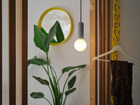 OSRAM DECOR Concrete Mic Pendelleuchte 1xG9 Dunkelgrau