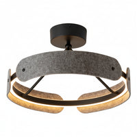 OSRAM DECOR Curve Felt Deckenleuchte 33W 830 Dunkelgrau