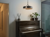 OSRAM DECOR Curve Felt Pendelleuchte 33W 830 Dunkelgrau