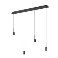 OSRAM DECOR Pendelleuchte Needle Linear 4xE27, dunkelgrau