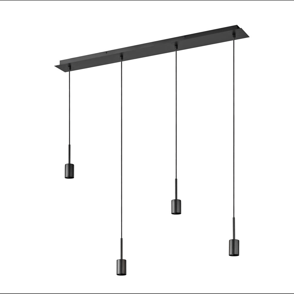 OSRAM DECOR Pendelleuchte Needle Linear 4xE27, dunkelgrau