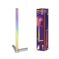 OSRAM Wifi SMART+ CORNER MAGIC Tischleuchte, RGB, 77lm, 7.5W, Remote Control, Silber