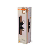 OSRAM DECOR SPOT MERCURY Deckenleuchte, 2 x 3,4W, Holzoptik, schwarz