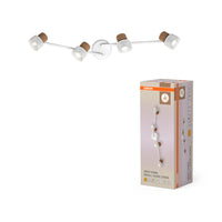 OSRAM DECOR SPOT CORK Deckenleuchte, 4 x 3,4W, 920lm, weiß