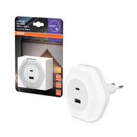 OSRAM LUNETTA HEXAGON Steckdosen-Nachtlicht, 5W, 5lm