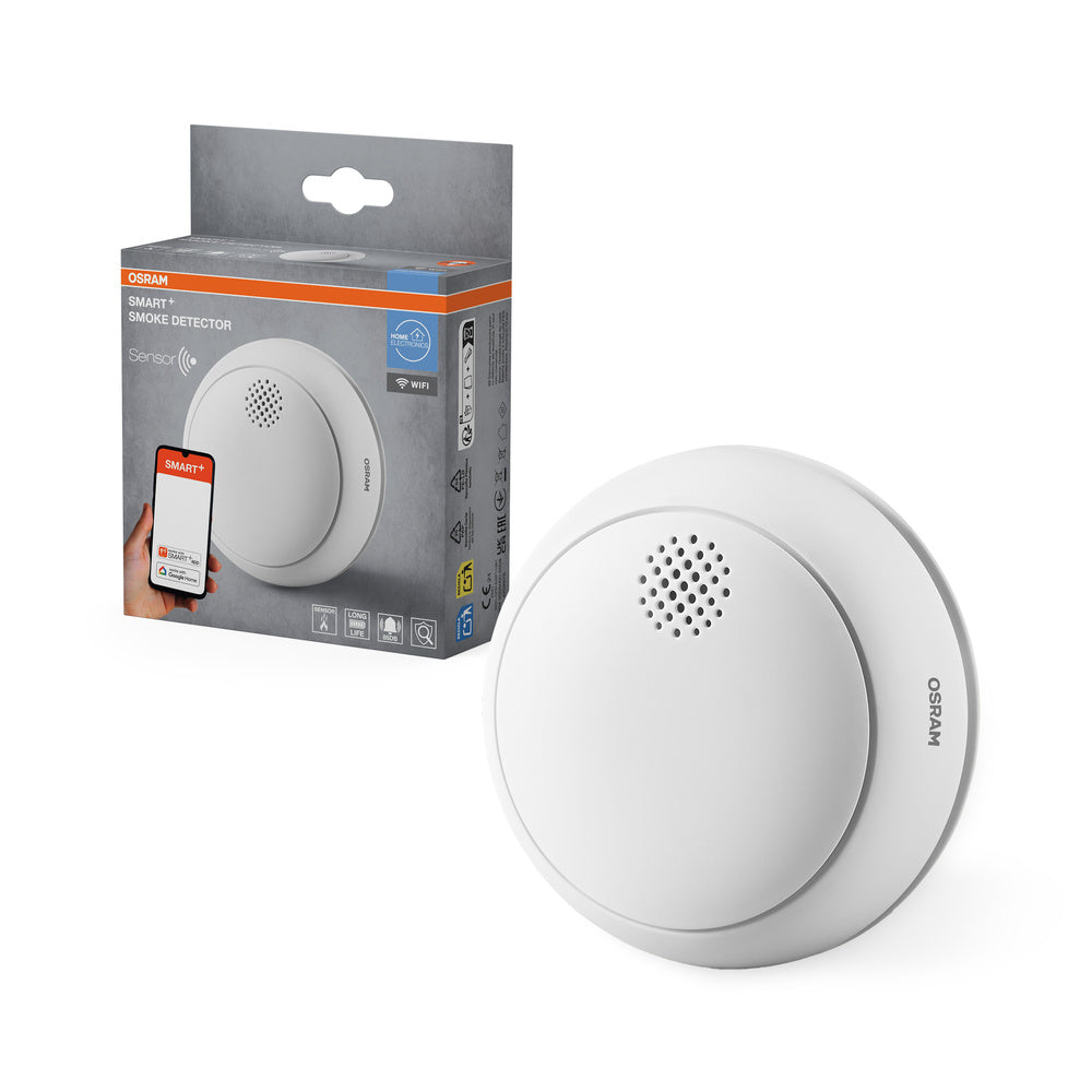 OSRAM Wifi SMART+ smarter Rauchmelder, Weiß