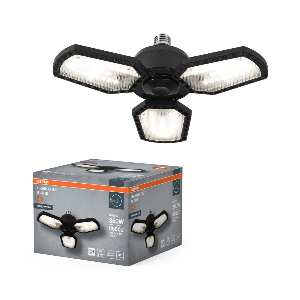 OSRAM Highbay Blade Deckenlampe mit Flügeln, 60W, E27