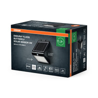 OSRAM ENDURA Solar-Sensor-Flutlicht, schwarz, 4W, 500lm