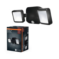 OSRAM Battery Spotlight, Außenleuchte, Schwarz, 10W, 4000K, IP54, Licht- und Bewegungssensor, batteriebetrieben, einfache Montage, 480 lm