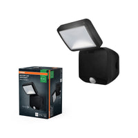 OSRAM Außenleuchte, Battery LED Spotlight Sensor, Schwarz, 4000K