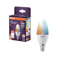 OSRAM Smart+ Lampe mit ZigBee Technologie, 5W, 40W-Ersatz, Sockel E14, Lichtfarbe Tunable White, 470lm