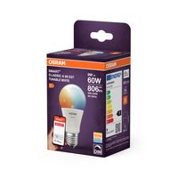OSRAM Smart+ Lampe mit ZigBee Technologie, 9W, A60, matt, Sockel E27, Lichtfarbe Tunable White, 806lm