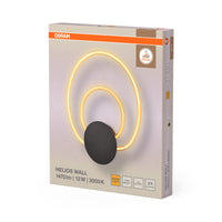 OSRAM DECOR Helios Wandleuchte, 12W, 3000K, 960 lm, Warmweiß, Click Select