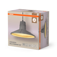 OSRAM DECOR Concrete Sala Beton-Leuchte Pendelleuchte, E27, 325 mm