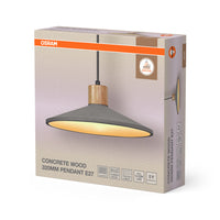 OSRAM DECOR Concrete Wood Beton Pendelleuchte, E27, 320 mm