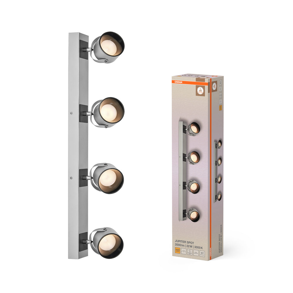 OSRAM DECOR SPOT JUPITER Deckenleuchte, 22W, 730lm, silber