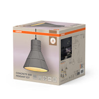 OSRAM DECOR Concrete Beton Pendelleuchte, E27, 200 mm