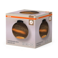 OSRAM DECOR Deckenleuchte Decor Cardboard Ball braun, E27