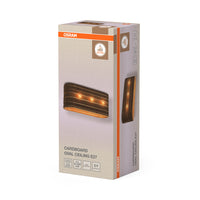 OSRAM DECOR Deckenleuchte Decor Cardboard Oval braun, 3xE27