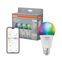 OSRAM SMART+ MATTER Classic shapes Multicolor in A-Form, LED-Lampe, Matt, 14 W, 1521 lm, von 2700 bis 6500 K, Matter, Smartspeaker-Kompatibel, Dimmbar