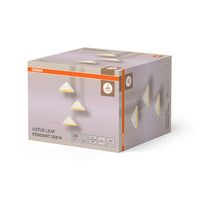 OSRAM DECOR Pendelleuchte 3-flammig Decor Lotus Leaf weiß, E14