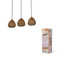 OSRAM DECOR Paper Drop Pendant Pendelleuchte Linear 3xE27 Beige