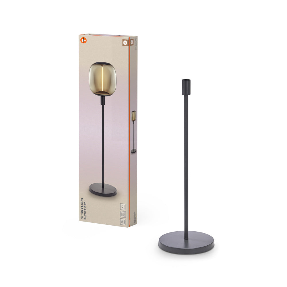 OSRAM Decor Stick Floor Dark Grey Standleuchte Short 78cm E27, ohne Leuchtmittel