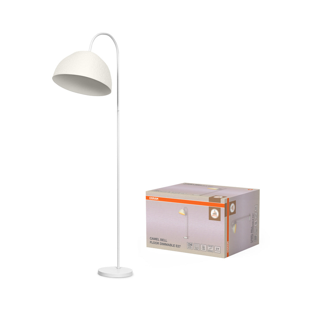 OSRAM DECOR Standleuchte Decor Camel Bell weiß, E27 dimmbar