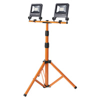 OSRAM LED Arbeitsleuchte Tripod 2x30W 840, 4000K kaltweiß, 5400 lm, IP65, höhenverstellbar 1,8m, 360°