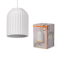 OSRAM DECOR Plaster Routes Pendant Wandleuchte 150 1xE27 White