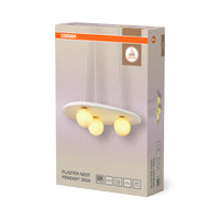 OSRAM DECOR Plaster Nest Pendant Pendelleuchte 3xG9 White
